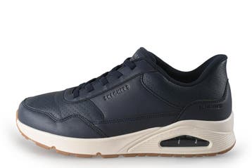 Skechers Instappers in maat 43 Blauw, Overige typen, Zo goed als nieuw, Skechers, Verzenden