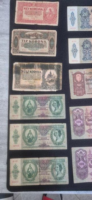Wereld. - 28 banknotes - various dates (Zonder minimumprijs), Postzegels en Munten