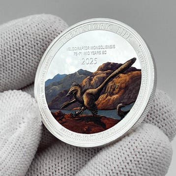 Congo. 20 Francs 2025 – Prehistoric Life II: Velociraptor