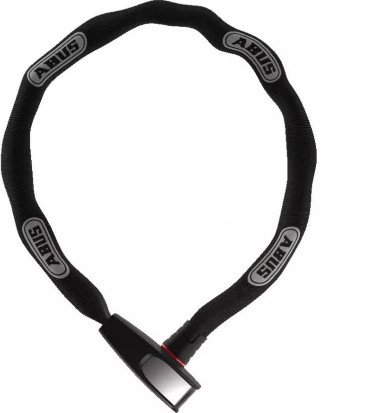 Abus 6806k Kettingslot Zwart 110 cm, Fietsen en Brommers, Fietsaccessoires | Overige Fietsaccessoires, Zo goed als nieuw, Verzenden