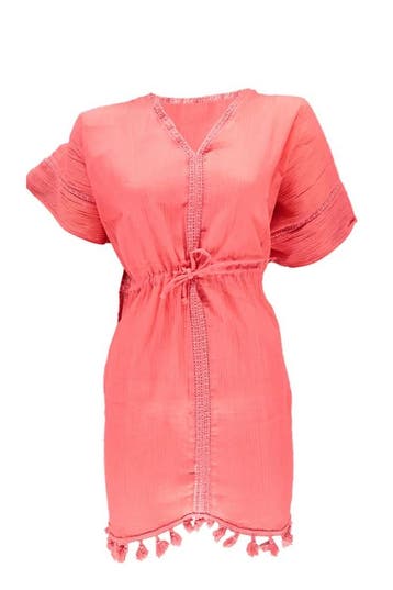 Sarlini kaftan koraalrood (Mooi & Gezond), Verzenden