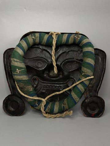 Mask - Nepal - 1960-1970 - Beschilderde Vajrabhairava