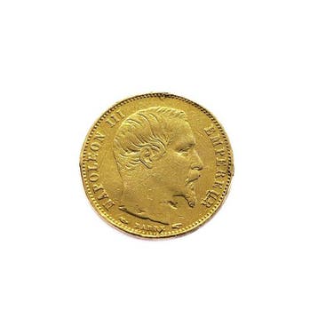 France. Napoléon III. 5 Francs 1854-A, Paris