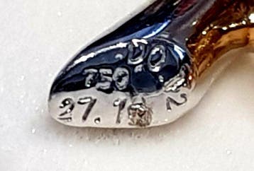 Speld Goud, wit of geel - 27.20ct. tw. Saffier - Diamant -, Handtassen en Accessoires