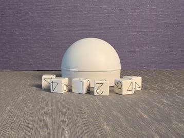 Arne Jacobsen, Georg Jensen - Dobbelstenen - Dice Shaker