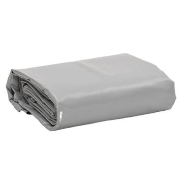 vidaXL Dekzeil 650 g/m² 1,5x10 m grijs, Verzenden