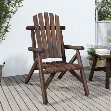 vidaXL Tuinstoel 68x86x103 cm massief vurenhout, Verzenden, Nieuw