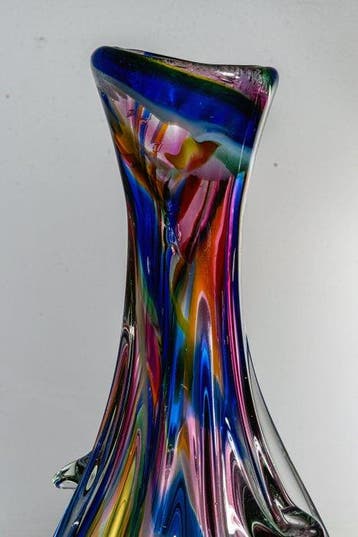 Glaswerke Zbkowice (attr.) - Vaas - vaasobject - hoogte 25