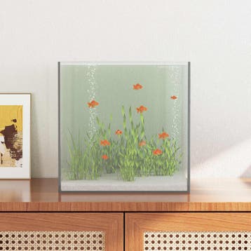 vidaXL Aquarium met opslag Doorzichtig 30 x 30 x 30 cm Glas, Dieren en Toebehoren, Vissen | Aquaria en Toebehoren, Verzenden, Nieuw