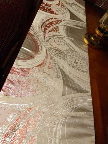 Loper - 108 cm - 30 cm - van Vintage Silk Obi