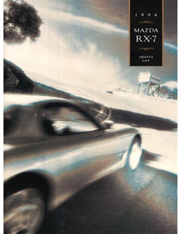 1994 MAZDA RX-7 BROCHURE ENGELS
