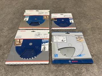 Veiling - Bosch cirkelzaagbladen set 4-delig, Nieuw