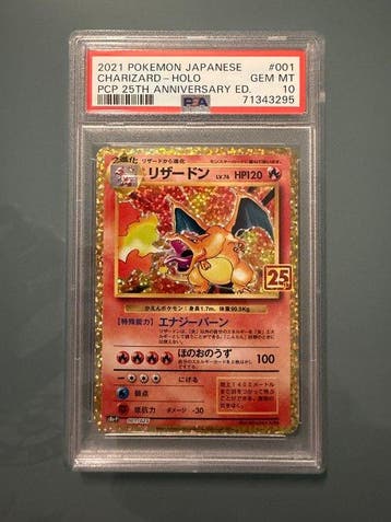 Pokémon - 3 Graded card - Charizard, Venusaur, Blastoise, Nieuw