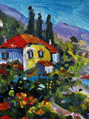 Irina Anis - The Beach House – 30 x 30 cm
