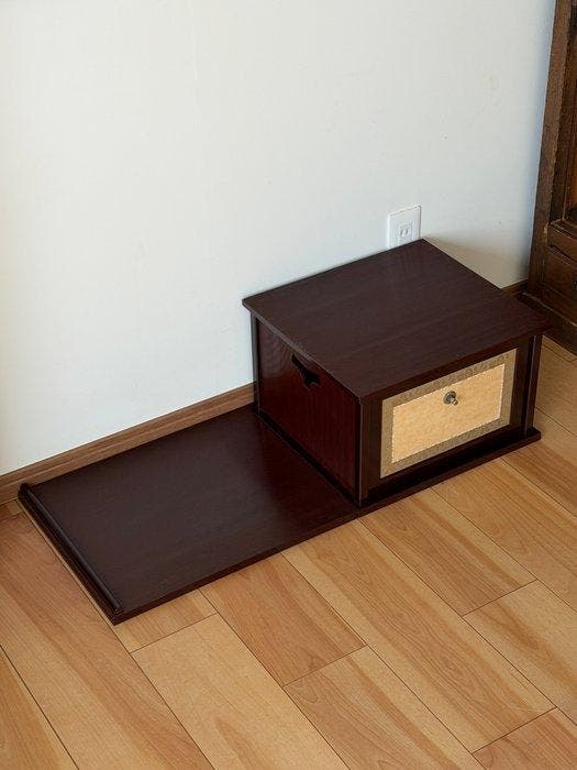 Tafel - Hout, Koper, lak - Japan - Lage tafel in Japanse, Antiek en Kunst, Antiek | Overige Antiek