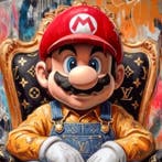 FRIDA (1982) - Super Mario Bros in Louis Vuitton | Tela XXL