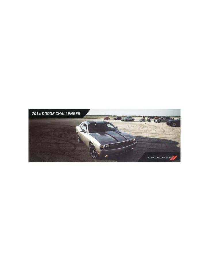 2014 DODGE CHALLENGER BROCHURE ENGELS DUITS FRANS, Livres, Autos | Brochures & Magazines, Enlèvement ou Envoi