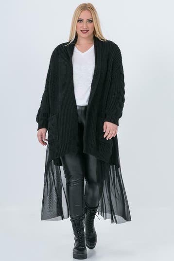Vest Mat fashion voile onderkant maat 50/52/54, Verzenden