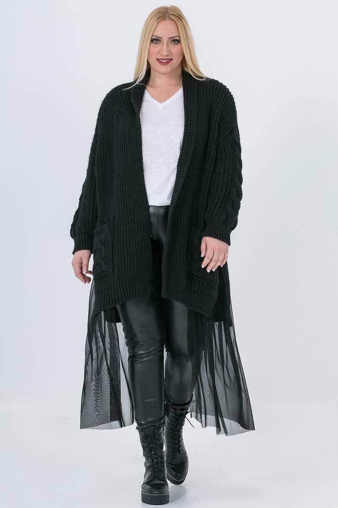 Vest Mat fashion voile onderkant maat 50/52/54, Kleding | Dames, Truien en Vesten, Verzenden