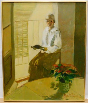 Rafael Griera Calderón (1934-2018) - Calle con casas