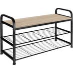 tectake Schoenenrek Southampton 91x36x55cm - Industrieel lic, Verzenden, Nieuw