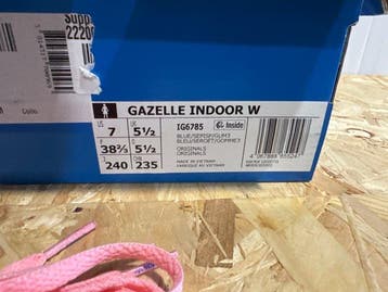 Adidas - Gazelle Indoor W - Sneakers - Maat: EU 38 - Nieuw, Nieuw