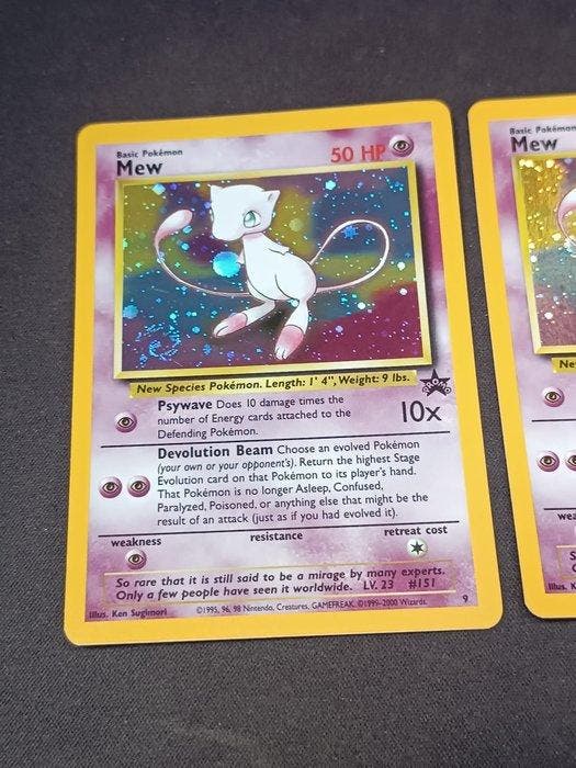 Pokémon - 2 Card - Mew Promo card - WOTC, Hobby & Loisirs créatifs, Jeux de cartes à collectionner | Pokémon