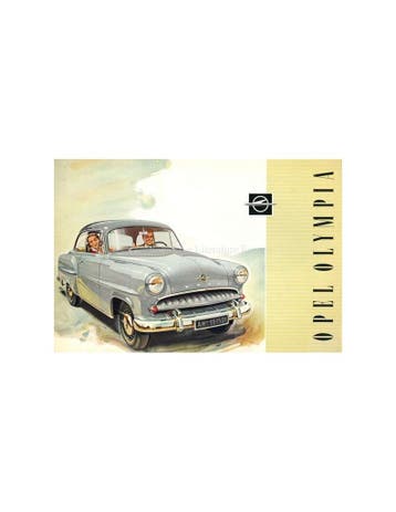 1954 OPEL OLYMPIA BROCHURE NEDERLANDS, Ophalen of Verzenden, Nieuw