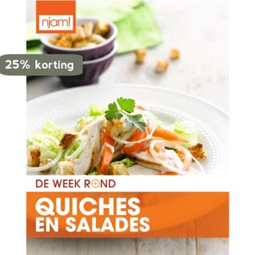De week rond / Quiches en salades / Njam! 9789059168251, Verzenden, Patrick Caignau
