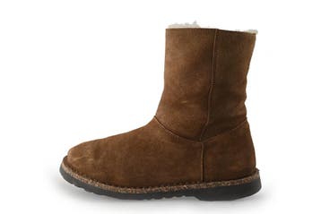 Birkenstock Enkellaarzen in maat 39 Bruin, Bruin, Verzenden, Lage of Enkellaarzen, Zo goed als nieuw