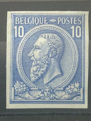 België 1884 - Leopold II : 10c - proefdrukken in 4 kleuren
