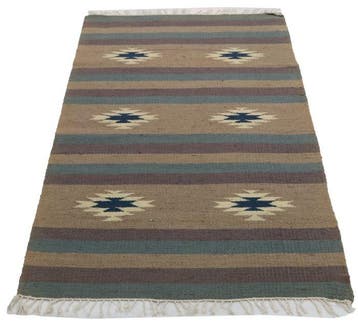Kelim - Tapis - 160 cm - 90 cm - Couleurs naturelles