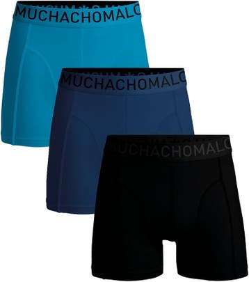 Muchachomalo Boxershorts Microfiber 3-Pack 66 maat S Heren, Kleding | Heren, Ondergoed, Verzenden, Zwart, Muchachomalo, Boxer