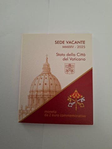 Vaticaan. 2 Euro 2025 (3 coins) (Zonder minimumprijs)
