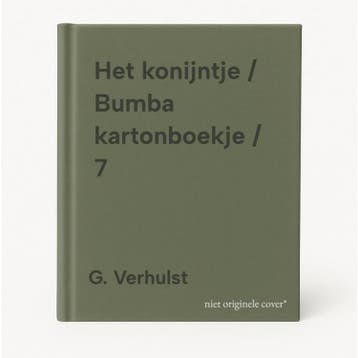Het konijntje / Bumba kartonboekje / 7 9789059162525, Verzenden, Gelezen, G. Verhulst