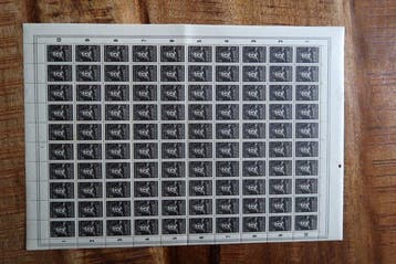 Nederland 1941 - 5 complete vellen - NVPH 397 t/m 401