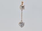 Zonder minimumprijs - Hanger - 14 karaat Geel goud - 2.67ct., Handtassen en Accessoires