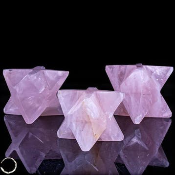 Rozenkwarts Sterren Set – Geometrische harmonie ontmoet