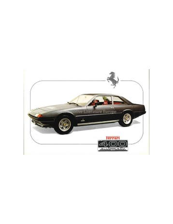 1977 FERRARI 400 AUTOMATIC LEAFLET, Nieuw