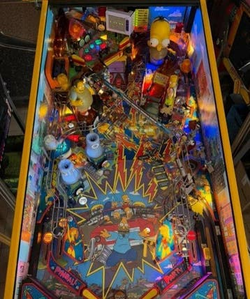 stern - Flipper électronique The Simpsons Pinball Party -, Antiek en Kunst, Antiek | Wandborden en Tegels