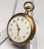 Antique Swiss - 800 Silver - Cylindre 10 Rubis - mechanical