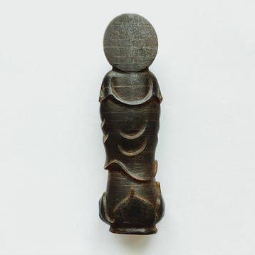 Gandhara jadeiet Staande Boeddha-beeld Kralen Talisman - 113