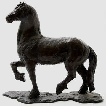 Jan Vermaat (1939-2022) - Fries paard