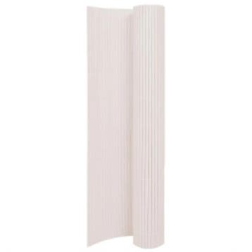 Tuinhek 110x500cm wit | Retour deal, sla je slag!, Tuin en Terras, Kunststof, 1 tot 2 meter, Verzenden, Zo goed als nieuw