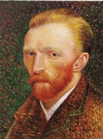 Anton Vasilenko (XX-XXI) - Autoritratto di Van Gogh, da Van