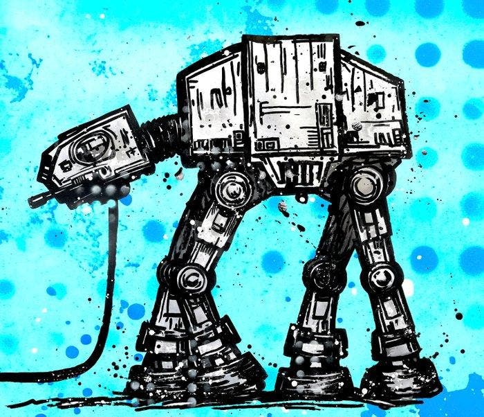 Moabit - Super Trooper X Dog Walk X Blue, Antiek en Kunst, Kunst | Designobjecten