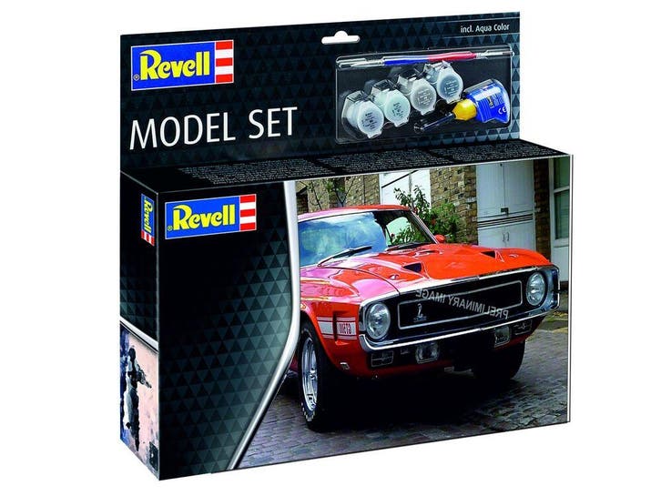 Revell 67729 Model Set 70 Shelby Mustang GT500 Bouwpakket, Hobby & Loisirs créatifs, Modélisme | Voitures & Véhicules, Envoi