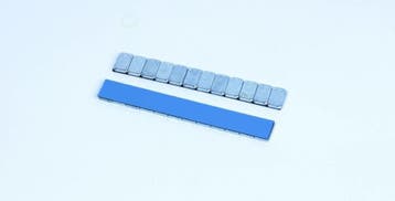 100 stuks kleefgewicht 12x5 gram grijze coating, Verzenden, Nieuw
