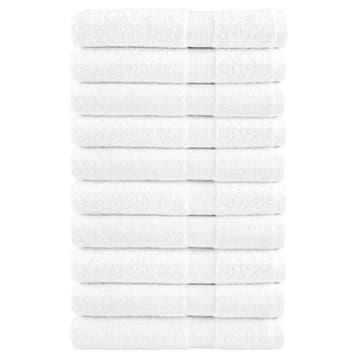 vidaXL Saunadoeken SOLUND 10 st 600 g/m² 80x200 cm wit, Verzenden, Nieuw