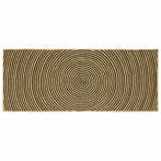 vidaXL Tapijt Natuurlijk en zwart 80 x 200 cm Jute, Maison & Meubles, Ameublement | Tapis & Moquettes, Verzenden
